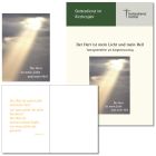 "Der Herr ist mein Licht und mein Heil". Totengedenkfeier am Ewigkeitssonntag (2018) und das gleichnamige Klappkärtchen