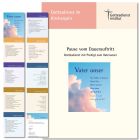 "Pause vom Dauerauftritt" Gottesdienst mit Predigt zum Leporello "Vater unser"