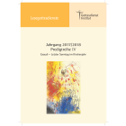 Lesegottesdienst Teil 2 2017/2018