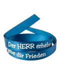 Segensbändchen (petrol) "Der HERR erhebe sein Angesicht auf dich..."