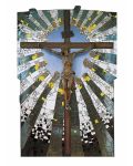 Karte "Christus im Strahlenkranz" (Hundertwasser)