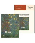 „Ein Traum vom Paradies.“ Sommerzeit (2019) zur Karte „Bauerngarten mit Sonnenblumen“ (G. Klimt)