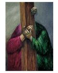 Passionskarte 2 "Jesus begegnet seiner Mutter"