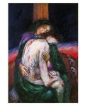 Passionskarte 6 "Jesus wird vom Kreuz abgenommen...."