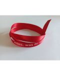 Liebesbändchen-Segensbändchen (rot) "Alles, was ihr tut, geschehe in Liebe."