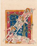 Karte "Himmelsleiter" (Buchmalerei 12. Jahrhundert)