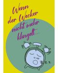 Segenskärtchen "Wenn der Wecker nicht mehr klingelt"