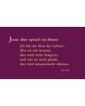 10 Spruchkarten "Brot des Lebens"