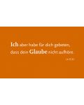 10 Spruchkarten "Dass dein Glaube nie aufhöre"