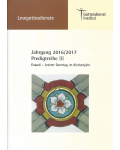 Lesegottesdienst Teil 2 2016/2017